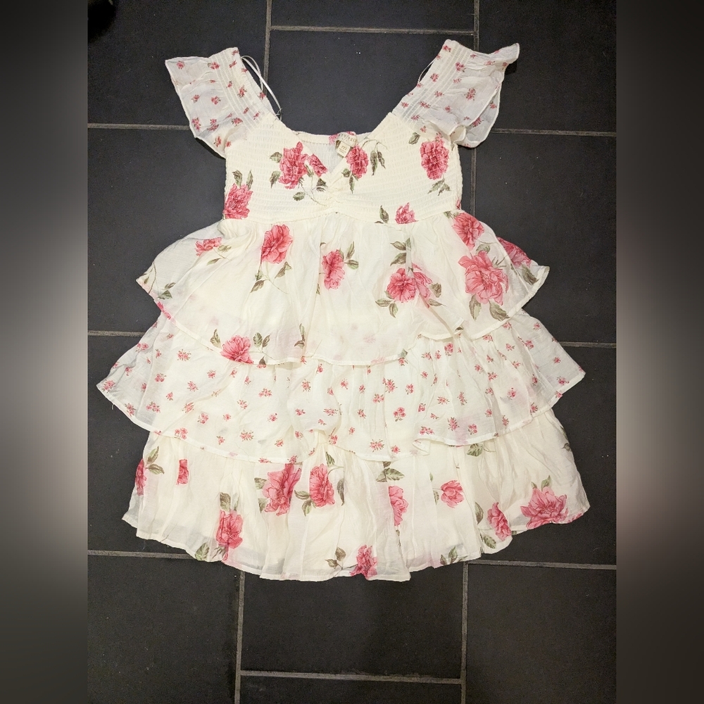 floral mini dress